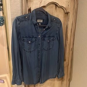 Denim Chambray Shirt Express Small